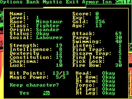 Игра Phantasie Memorial Set, скриншот