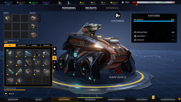 Игра Phoenix Point - Kaos Engines DLC, скриншот