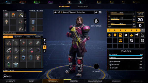 Игра Phoenix Point, скриншот