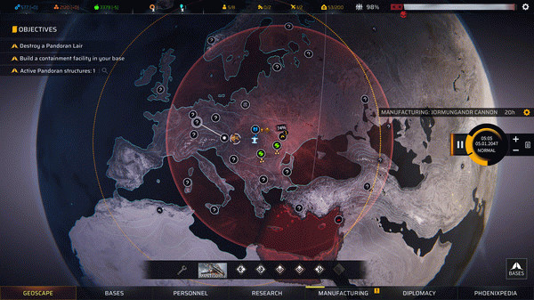 Игра Phoenix Point, скриншот