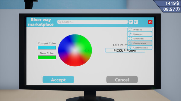 Игра Pickup Point Simulator, скриншот