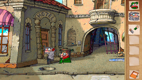 Игра Pilot Brothers, скриншот