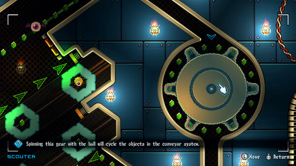 Игра Pinball Spire, скриншот
