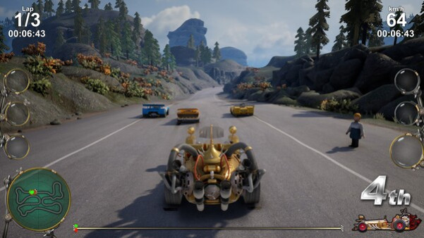 Игра Flåklypa Grand Prix Jubileumsutgave, скриншот