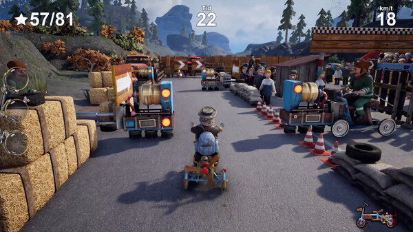 Игра Flåklypa Grand Prix Jubileumsutgave, скриншот