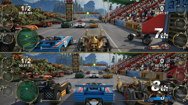 Игра Flåklypa Grand Prix Jubileumsutgave, скриншот
