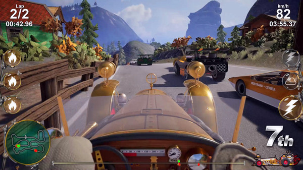 Игра Flåklypa Grand Prix, скриншот