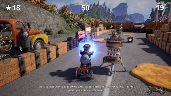 Игра Flåklypa Grand Prix, скриншот