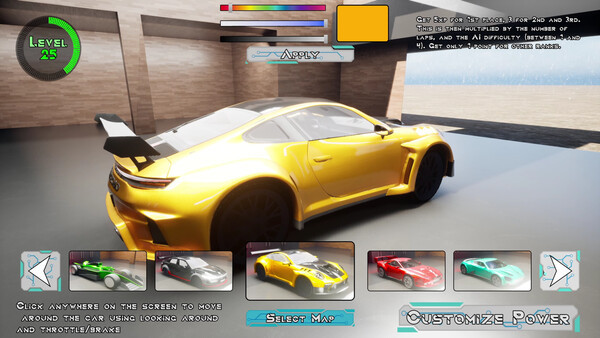 Игра Pioneer Racing, скриншот