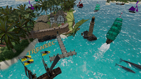 Игра Pirate Dragons, скриншот