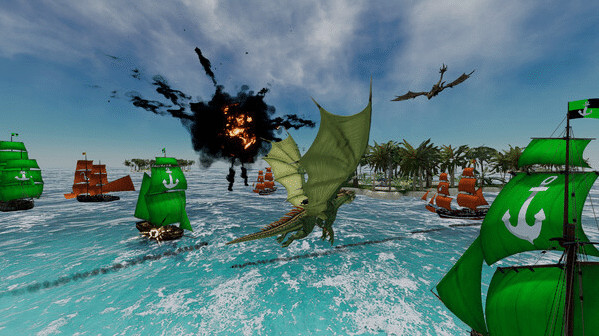 Игра Pirate Dragons, скриншот