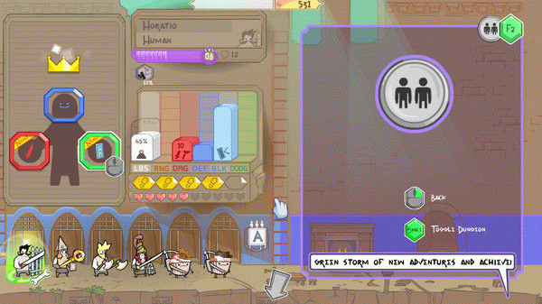 Игра Pit People, скриншот