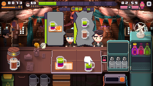 Игра Pixel Cafe, скриншот