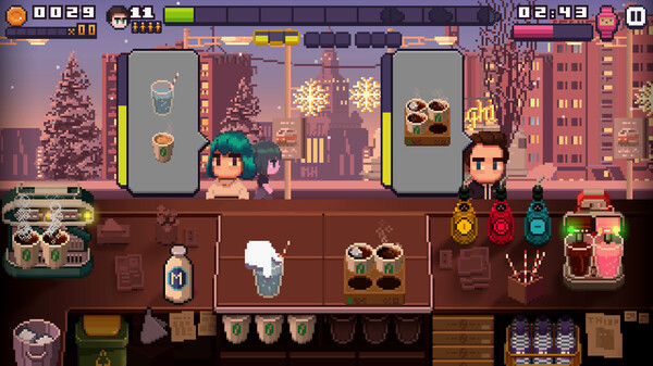 Игра Pixel Cafe, скриншот