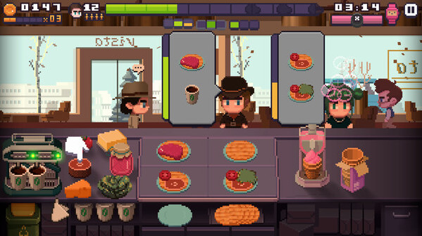 Игра Pixel Cafe, скриншот