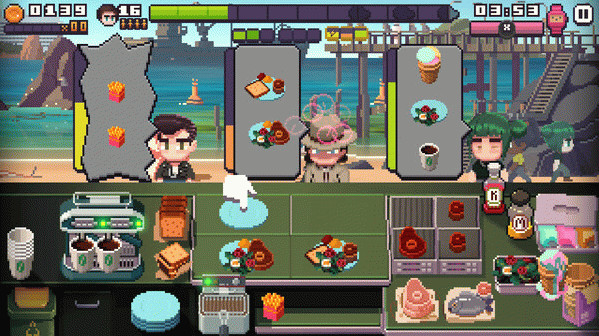 Игра Pixel Cafe, скриншот