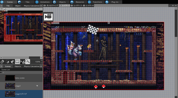Игра Pixel Game Maker MV / アクションゲームツクールMV, скриншот