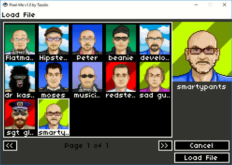 Игра Pixel-Me, скриншот
