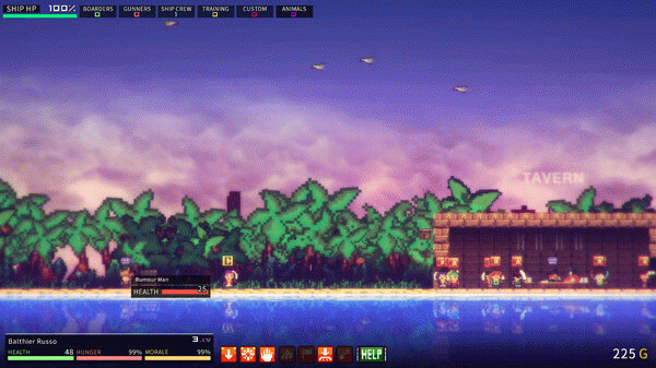 Игра Pixel Piracy, скриншот