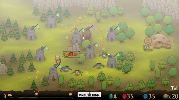 Игра PixelJunk Monsters Ultimate, скриншот