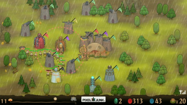 Игра PixelJunk Monsters Ultimate, скриншот