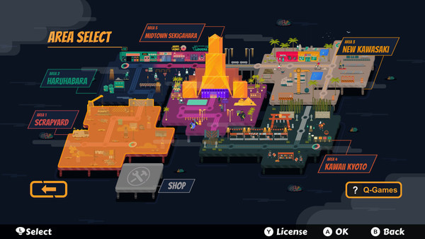 Игра PixelJunk Scrappers Deluxe, скриншот