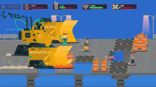 Игра PixelJunk Scrappers Deluxe, скриншот