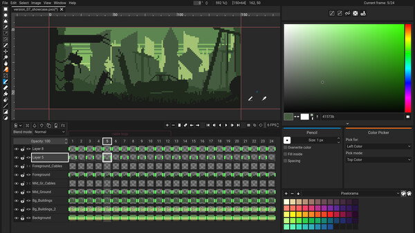 Игра Pixelorama, скриншот
