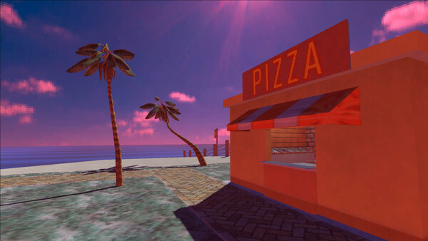 Игра Pizza at Resort 64, скриншот
