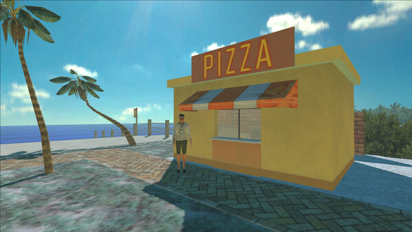 Игра Pizza at Resort 64, скриншот