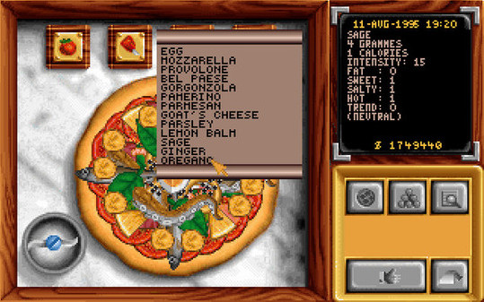 Игра Pizza Connection, скриншот