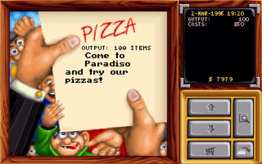 Игра Pizza Connection, скриншот