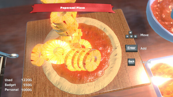 Игра Pizza Delivery in a Storm, скриншот