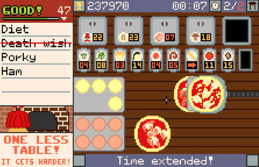 Игра Pizza Express, скриншот