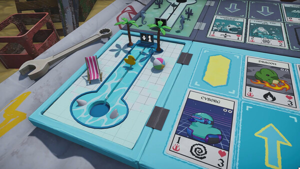 Игра Placid Plastic Deck - A Quiet Quest, скриншот