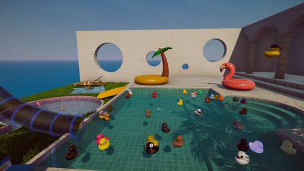 Игра Placid Plastic Duck Simulator, скриншот