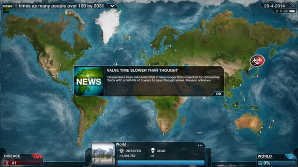 Игра Plague Inc: Evolved, скриншот