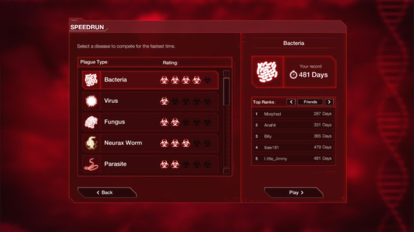 Игра Plague Inc: Evolved, скриншот