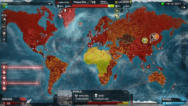 Игра Plague Inc: Evolved, скриншот