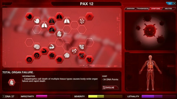 Игра Plague Inc: Evolved, скриншот