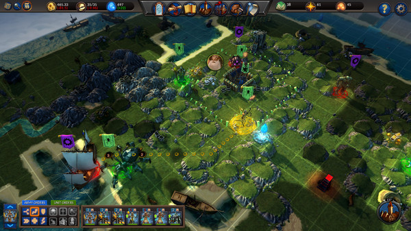 Игра Planar Conquest, скриншот