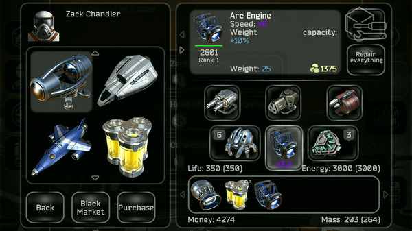 Игра Plancon: Space Conflict, скриншот