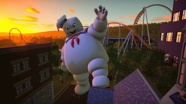 Игра Planet Coaster: Ghostbusters, скриншот