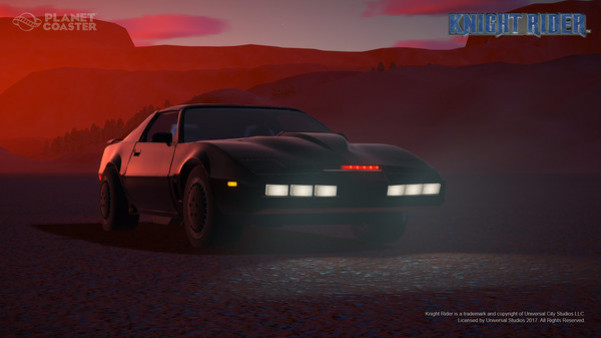 Игра Planet Coaster - Knight Rider K.I.T.T. Construction Kit, скриншот