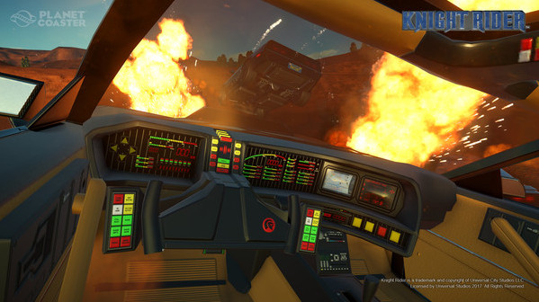 Игра Planet Coaster - Knight Rider K.I.T.T. Construction Kit, скриншот