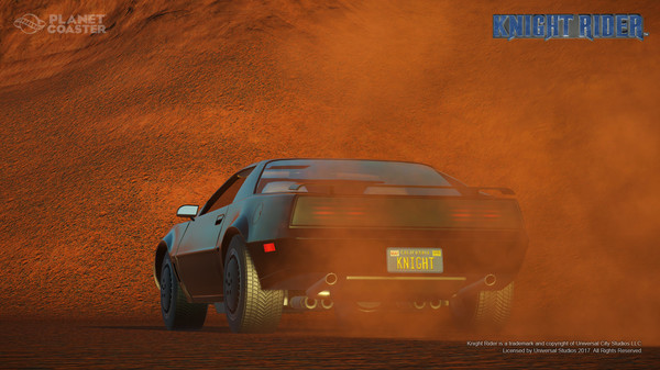 Игра Planet Coaster - Knight Rider K.I.T.T. Construction Kit, скриншот