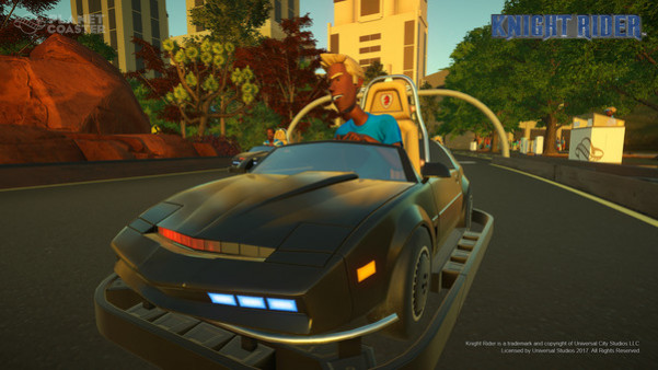 Игра Planet Coaster - Knight Rider K.I.T.T. Construction Kit, скриншот