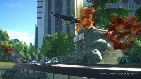 Игра Planet Coaster - Knight Rider K.I.T.T. Construction Kit, скриншот