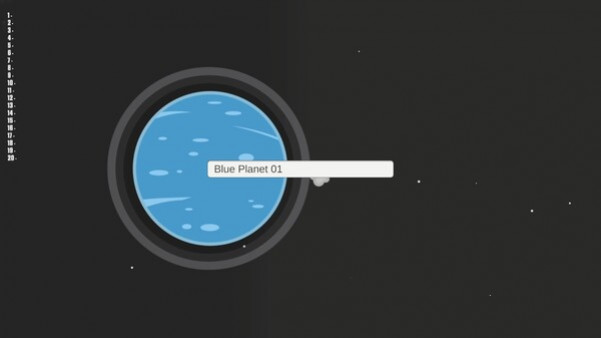 Игра Planet Finder, скриншот