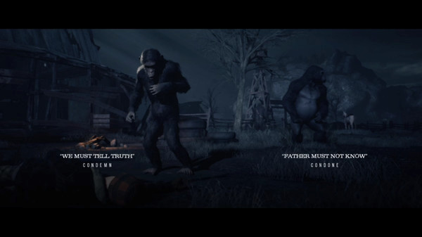 Игра Planet of the Apes: Last Frontier, скриншот